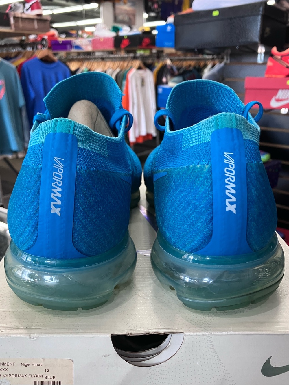 Nike Air VaporMax Blue Orbit Size 12 - Picture 6 of 9